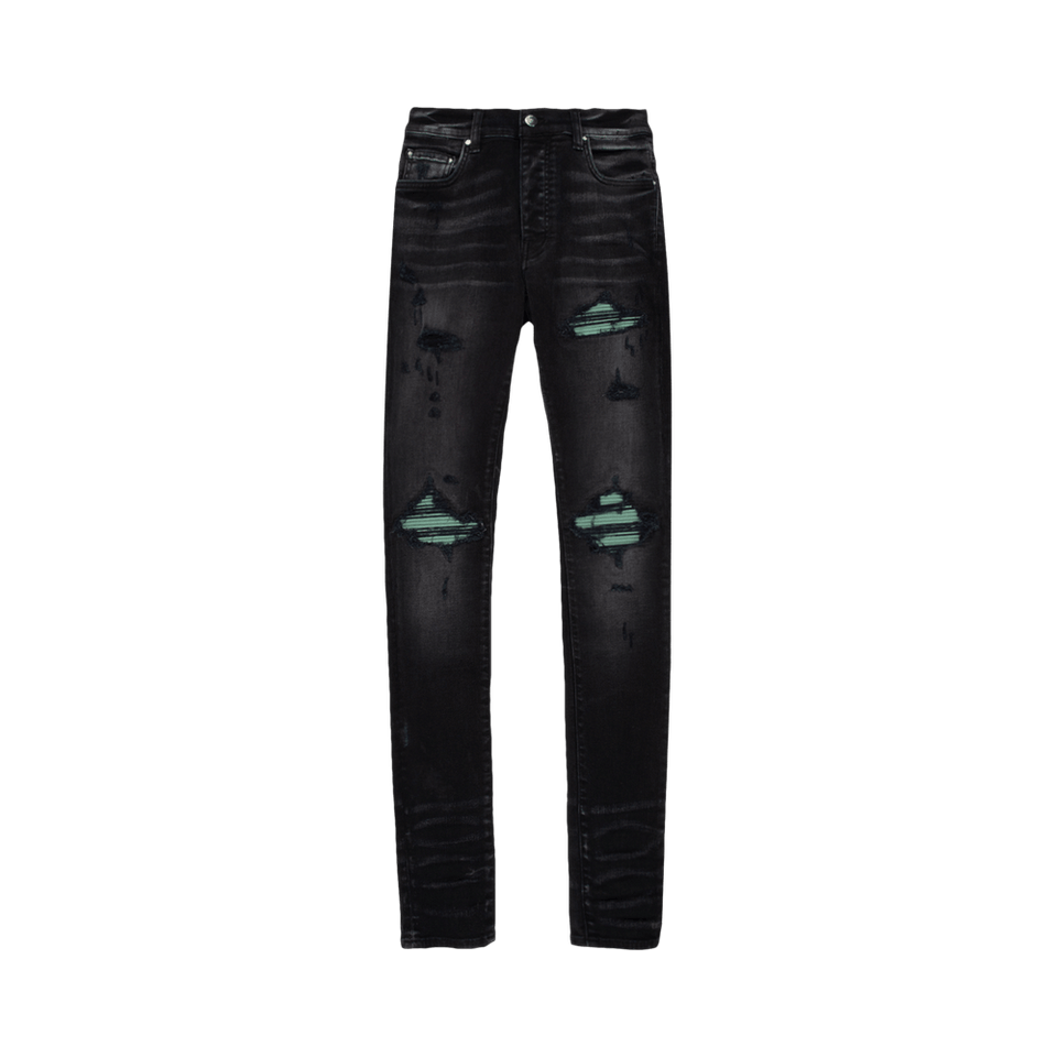 Amiri Ultra Suede MX1 Jean Aged Black