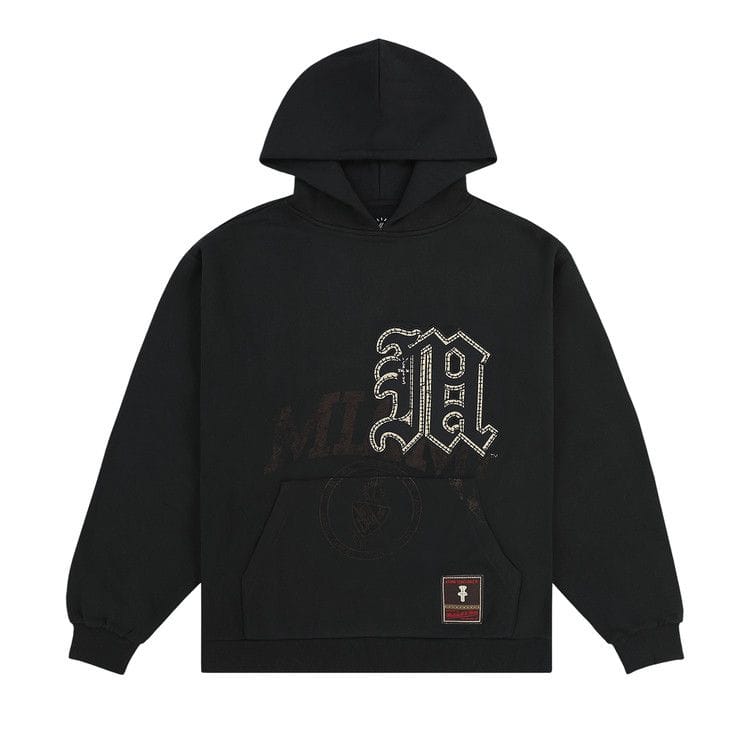 Cactus Jack by Travis Scott x Mitchell & Ness University Of Miami Hoodie Black