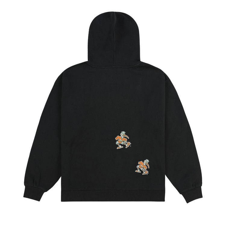 Cactus Jack by Travis Scott x Mitchell & Ness University Of Miami Hoodie Black