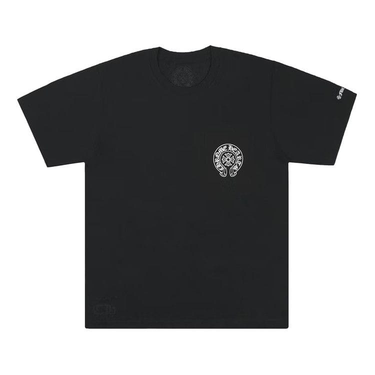 Chrome Hearts Horseshoe Logo Pocket T-Shirt Black