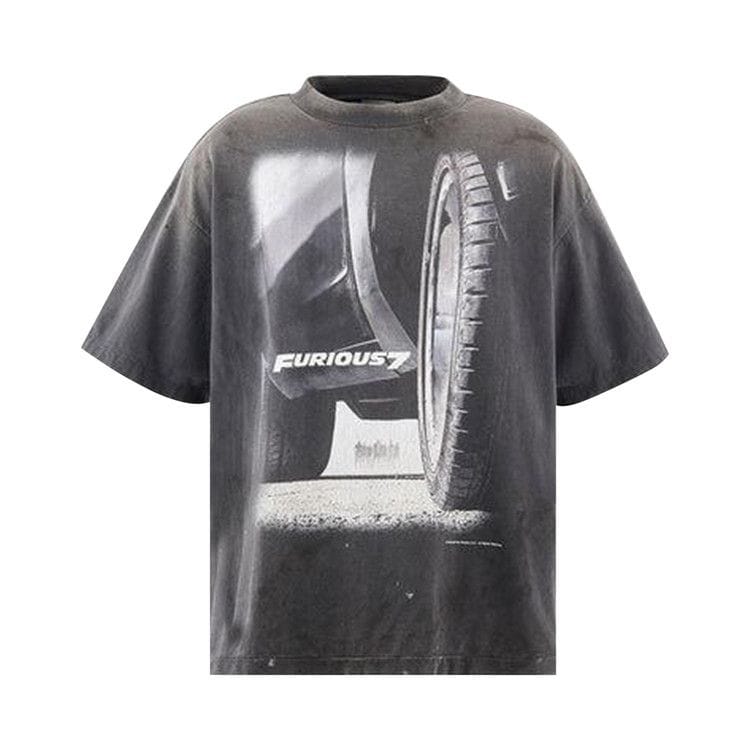 SAINT Mxxxxxx Furious 7 Shorts Sleeve T-Shirt Black