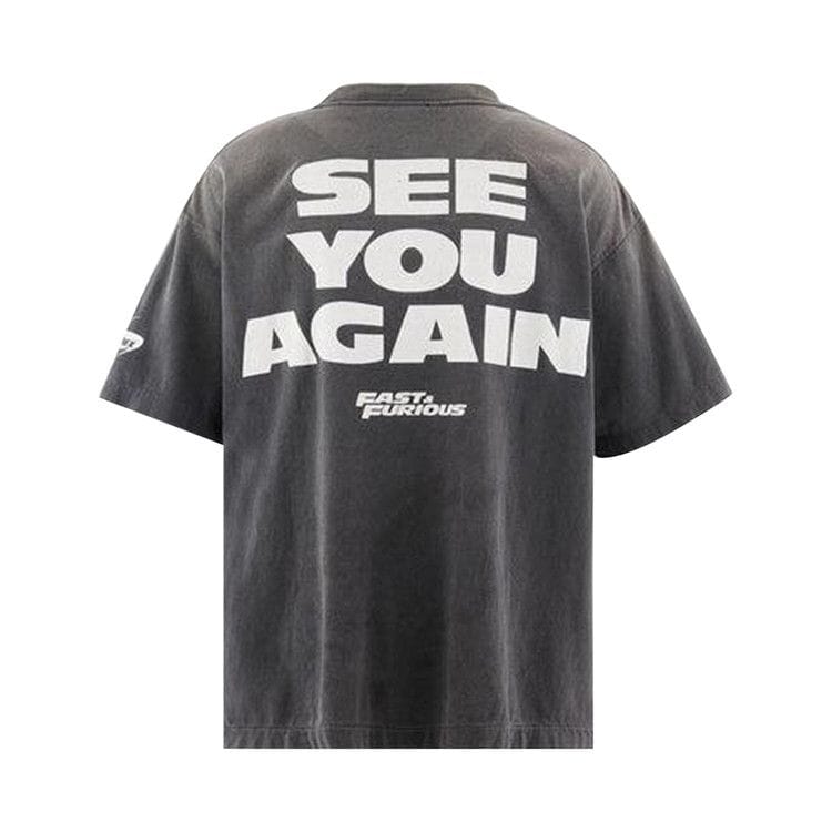 SAINT Mxxxxxx Furious 7 Shorts Sleeve T-Shirt Black