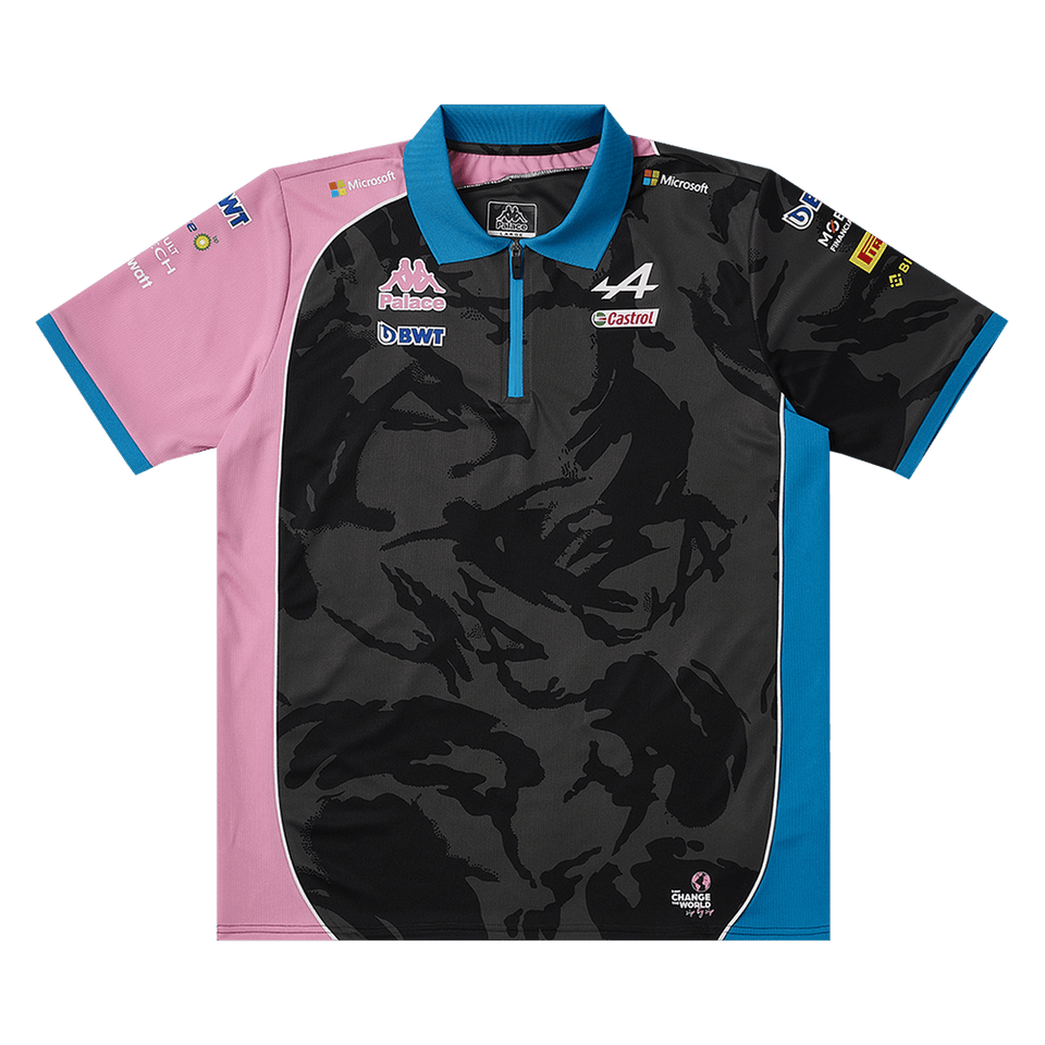 Palace x Kappa For Alpine Tech Polo Night Desert Camo