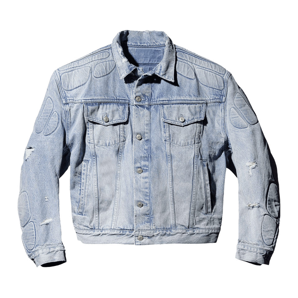 Yeezy Gap Engineered by Balenciaga Padded Denim Jacket Blue
