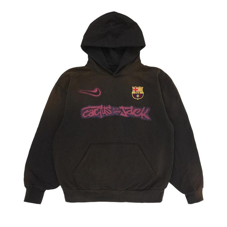 Nike FC Barcelona x Cactus Jack Spray Logo Hoodie Blue