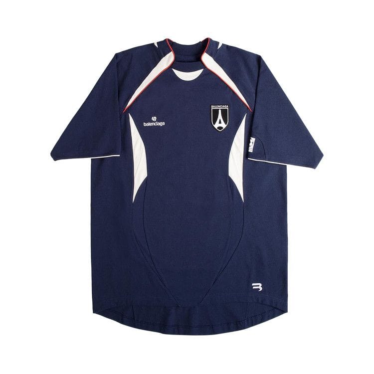 Balenciaga Soccer T-Shirt Ink/White/Red