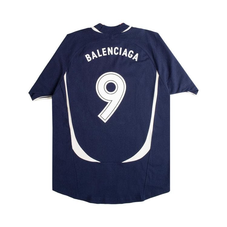 Balenciaga Soccer T-Shirt Ink/White/Red