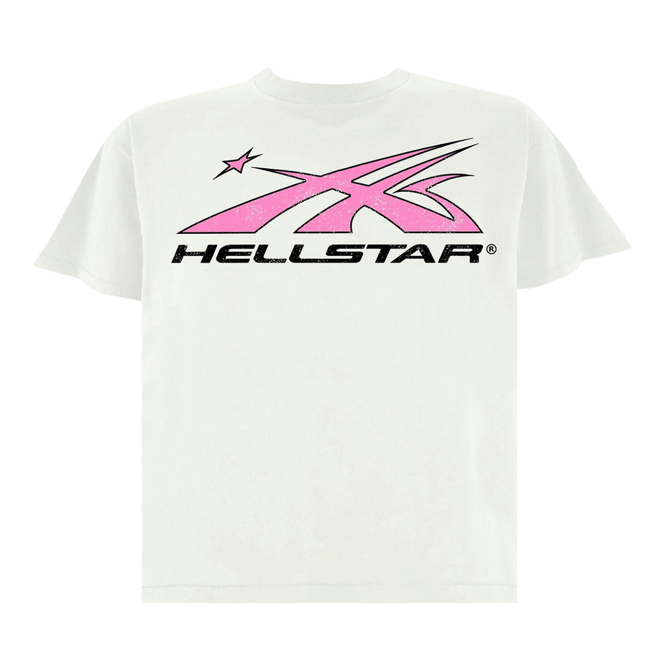 Hellstar Sport Logo T-Shirt White/Pink