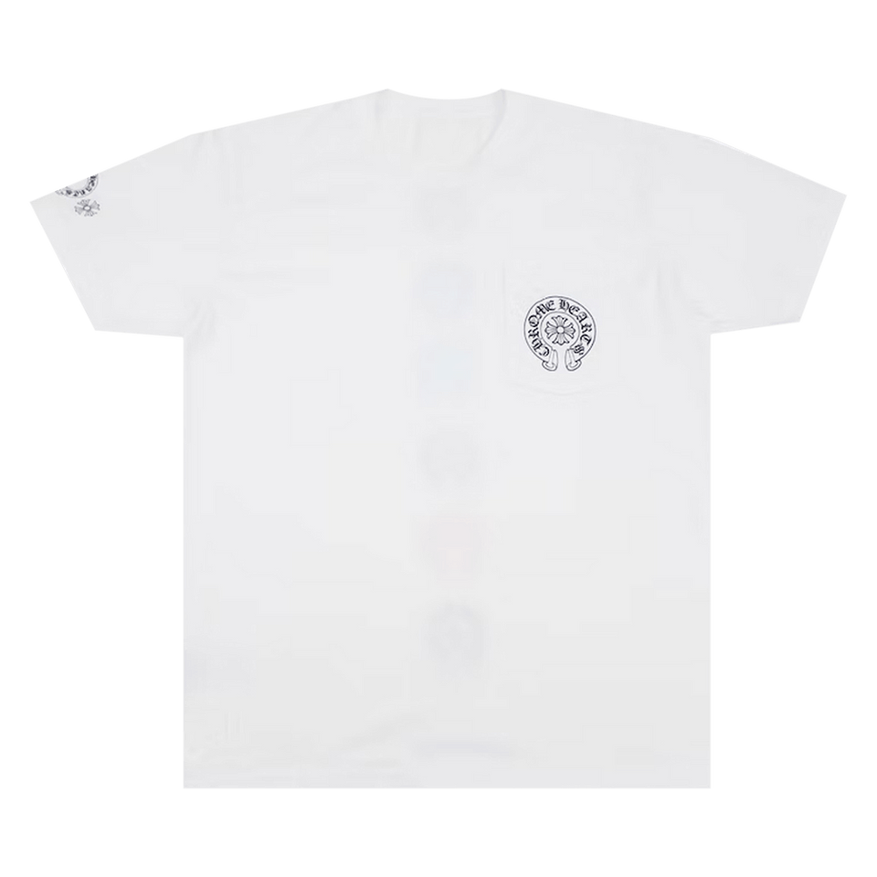 Chrome Hearts Multicolor Horseshoe T-Shirt White