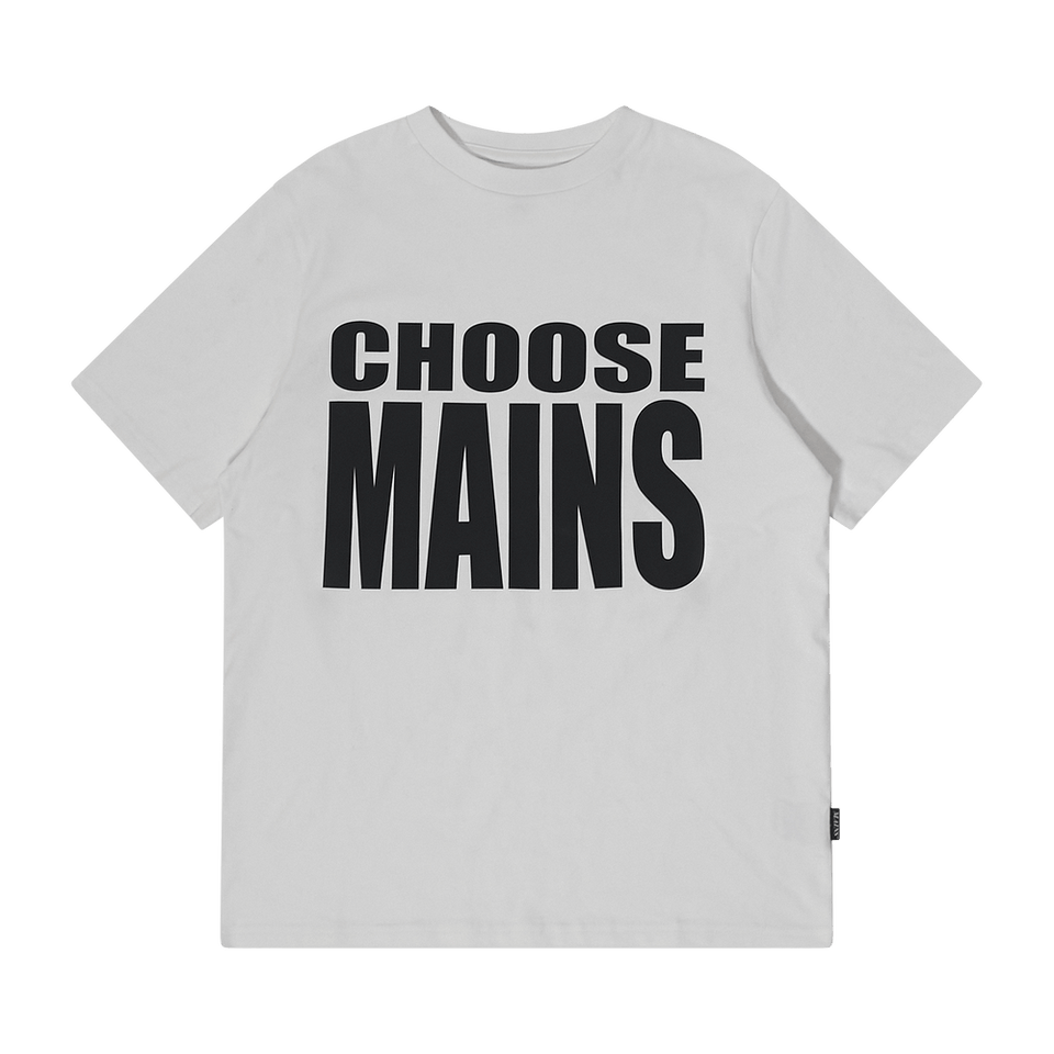 MAINS Choose Mains T-Shirt White