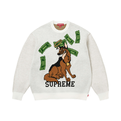 Supreme All Dogs Go To Heaven Sweater White