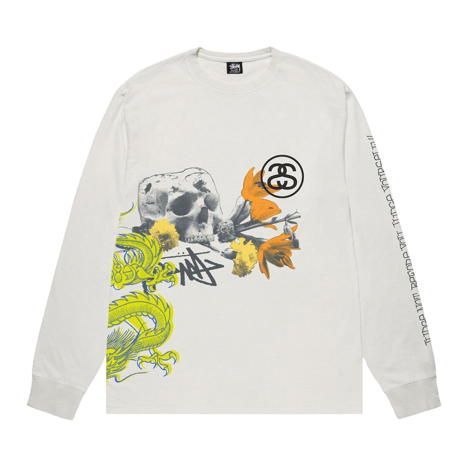 Stussy Strike Long-Sleeve T-Shirt Natural