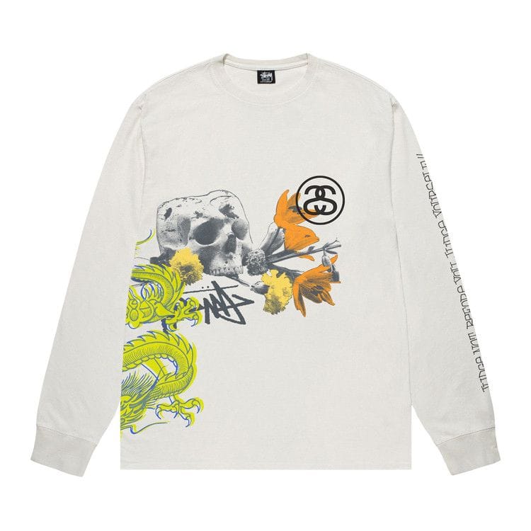 Stussy Strike Long-Sleeve T-Shirt Natural