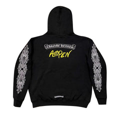 Chrome Hearts Zip Up Hoodie (Aspen Excluisve) Black