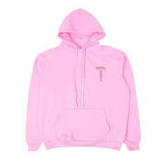 Chrome Hearts T Bar Logo Hoodie Pink/Red