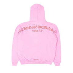 Chrome Hearts T Bar Logo Hoodie Pink/Red