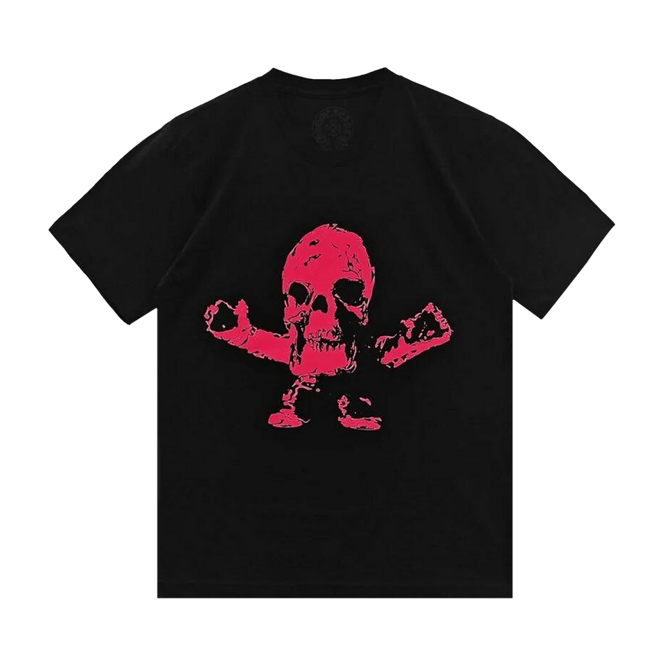Chrome Hearts Foti Logo Shorts-Sleeve T-Shirt Black/Pink