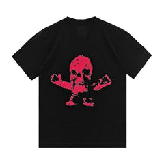 Chrome Hearts Foti Logo Shorts-Sleeve T-Shirt Black/Pink