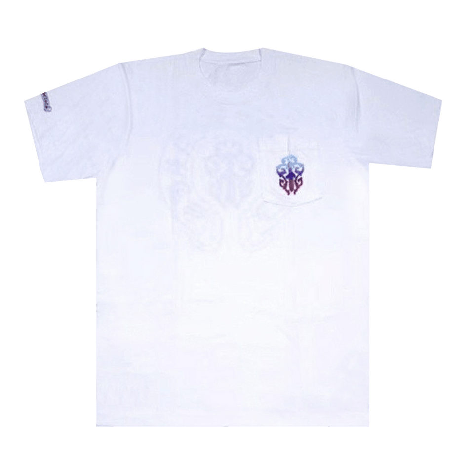 Chrome Hearts Gradient Dagger Motif Pocket T-Shirt White