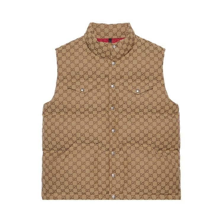 Gucci x The North Face Down Vest Beige/Ebony