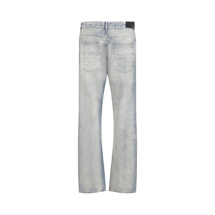Amiri Quad Cuff Straight Jean Antique Indigo