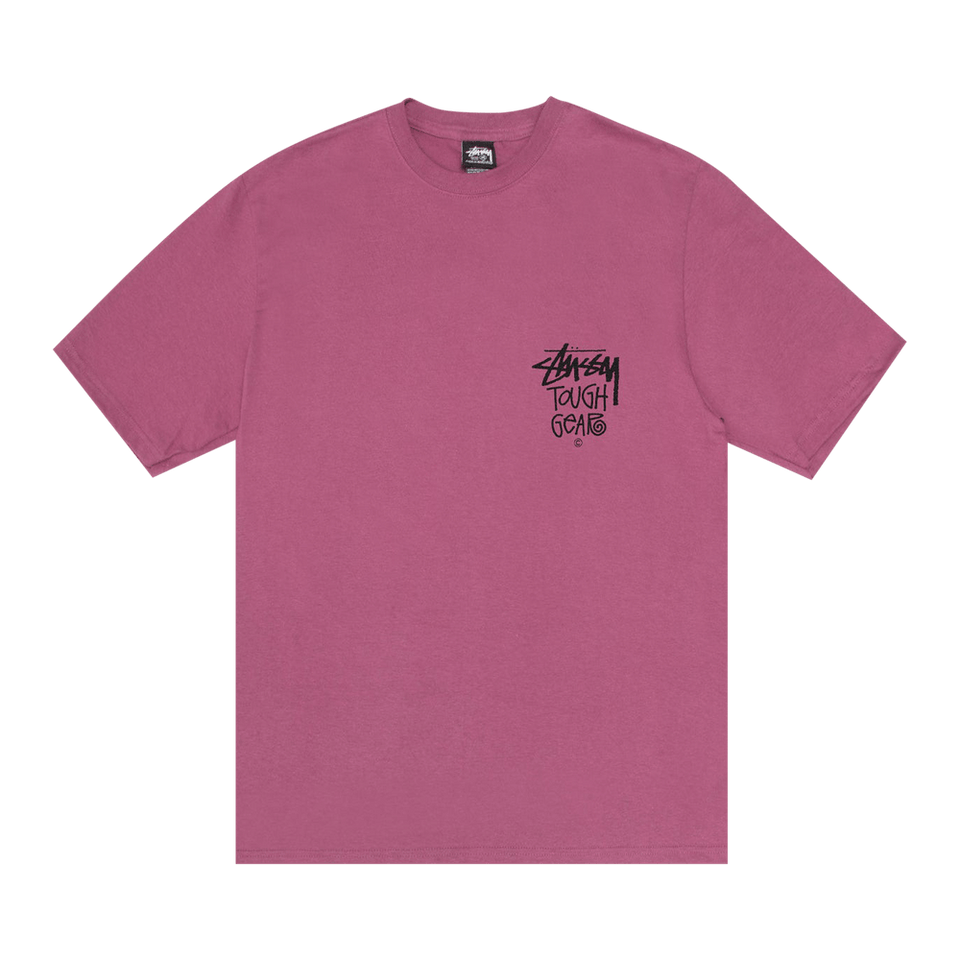 Stussy Tough Gear T-Shirt Berry