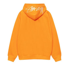 Stussy Back Appliqué Hoodie Tangerine