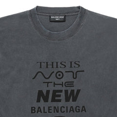 Balenciaga Organic Cotton T-Shirt Black