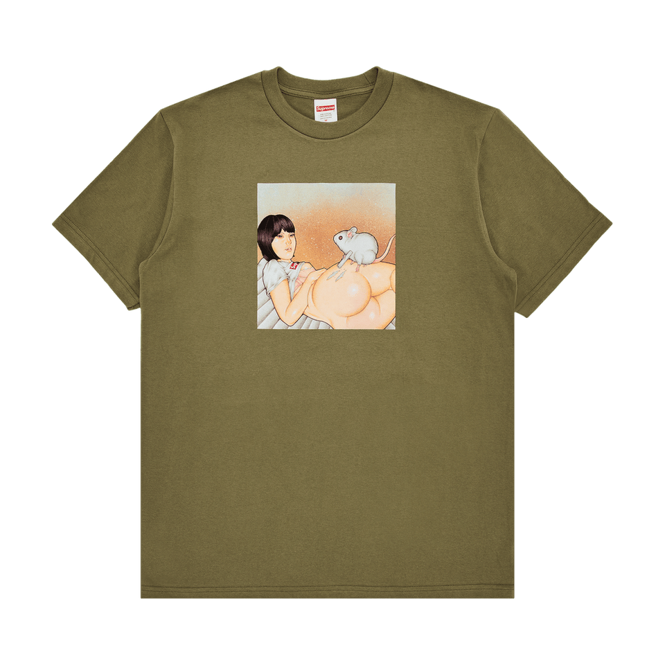 Supreme Mouse T-Shirt Light Olive