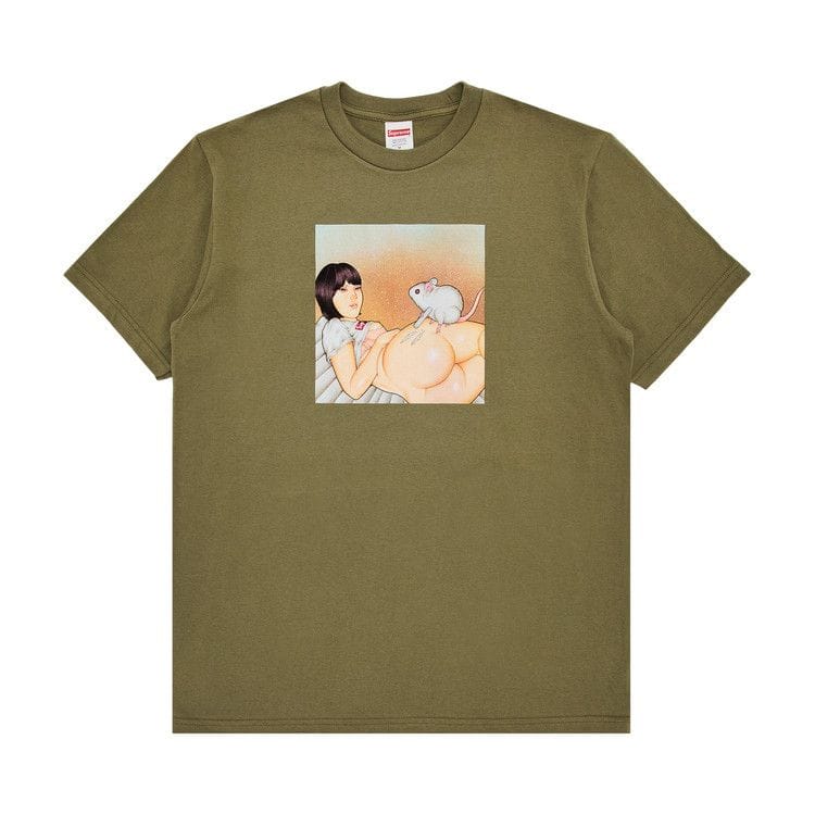 Supreme Mouse T-Shirt Light Olive