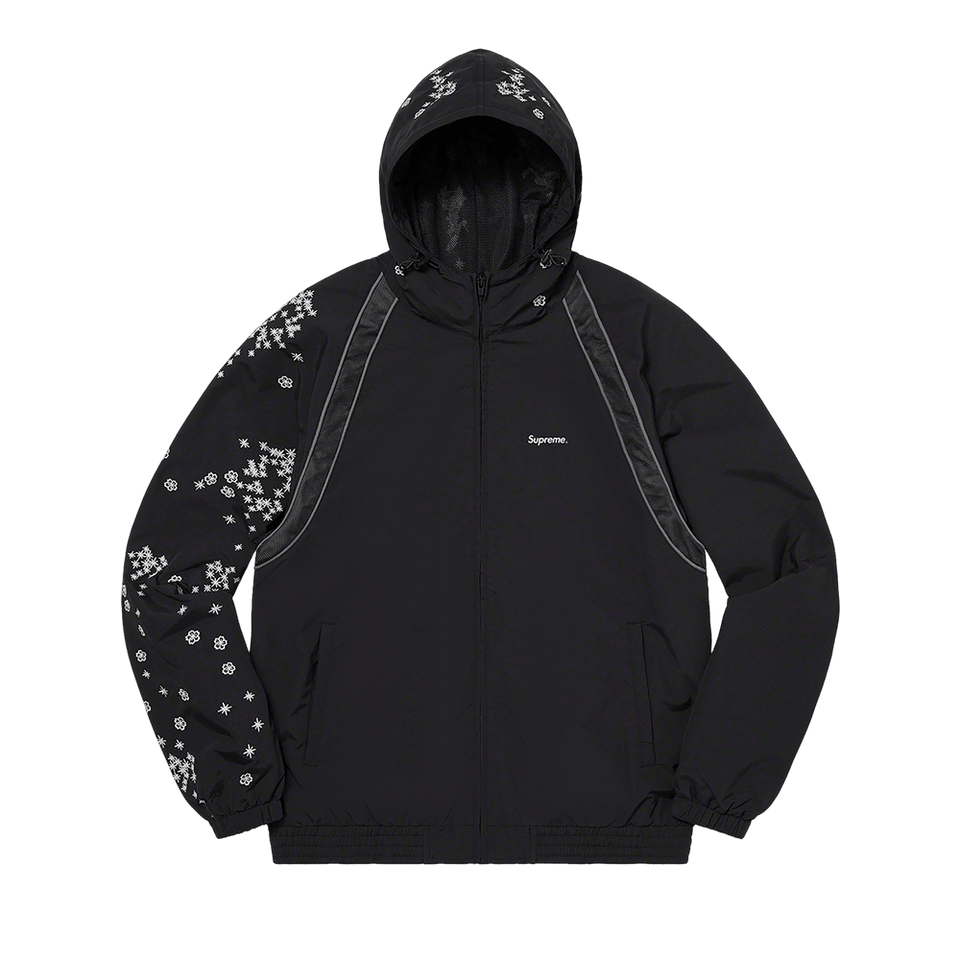 Supreme AOI Glow-In-The-Dark Track Jacket Black