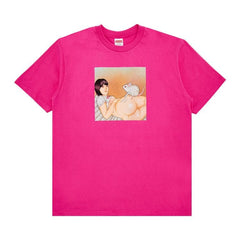 Supreme Mouse T-Shirt Fuchsia
