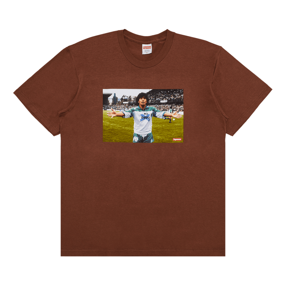 Supreme Maradona T-Shirt Brown