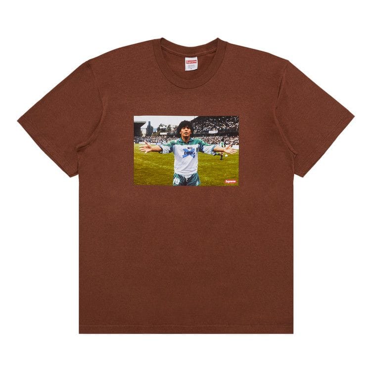 Supreme Maradona T-Shirt Brown
