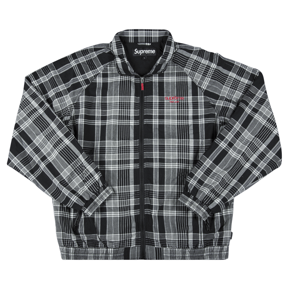 Supreme Madras Track Jacket Black