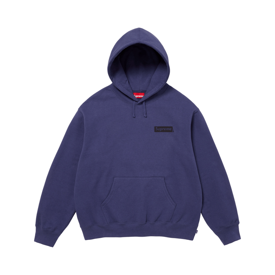 Supreme President Hoodie Washed Navy