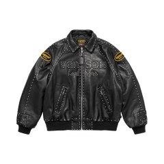 Supreme x Vanson Leathers x B.B. Simon Jacket Black
