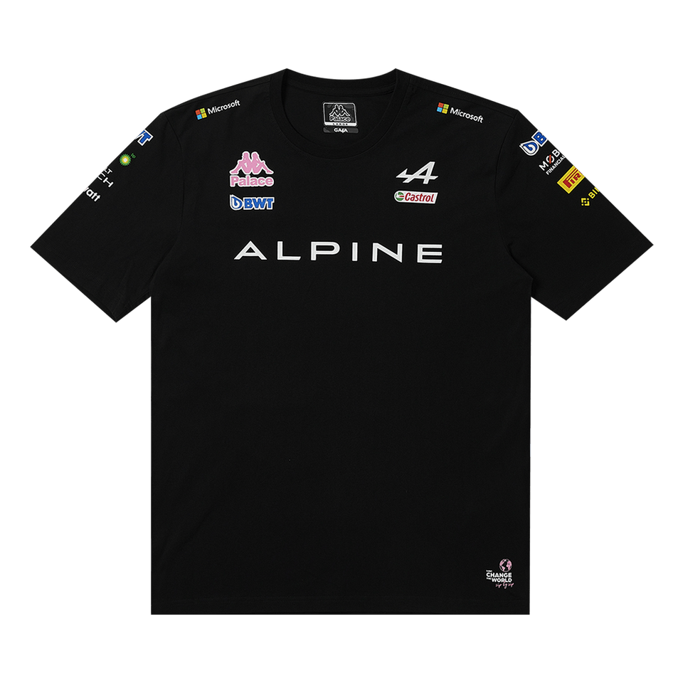Palace x Kappa For Alpine T-Shirt Black