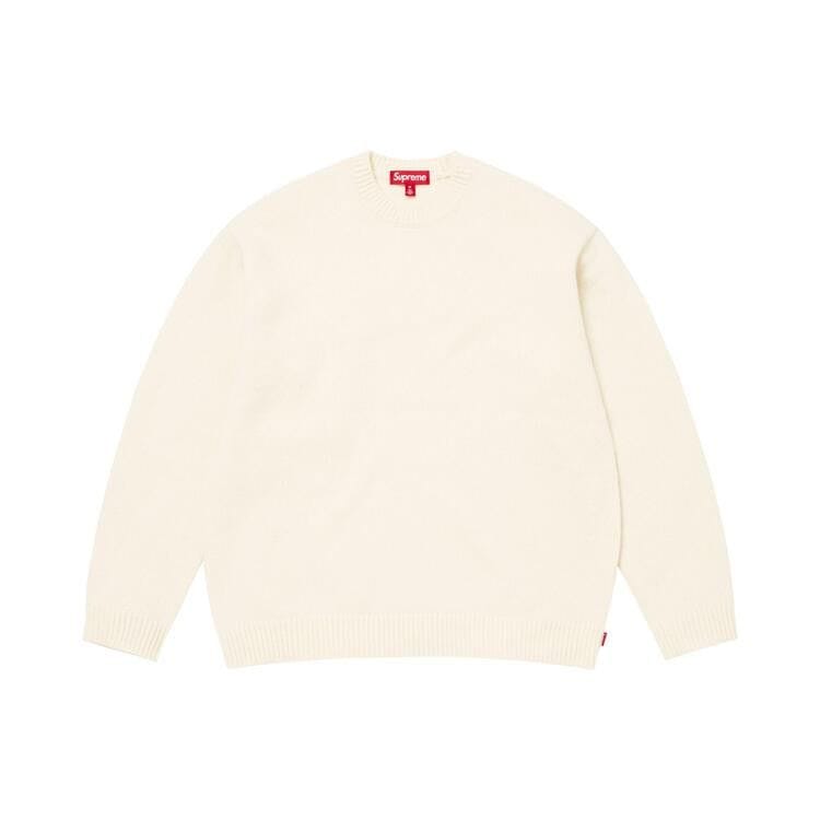 Supreme Angora Script Sweater Ivory