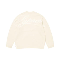 Supreme Angora Script Sweater Ivory