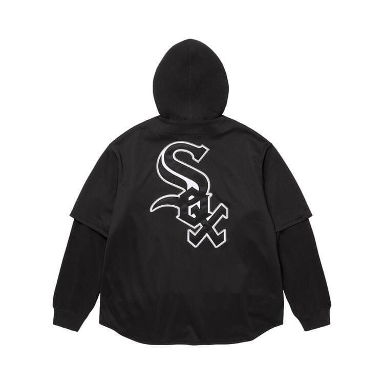 Supreme x Chicago White Sox Hooded Jersey Black