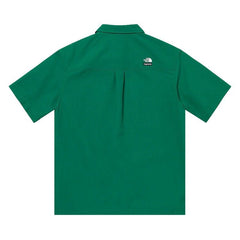 Supreme x The North Face Trekking Shorts-Sleeve Shirt Dark Green