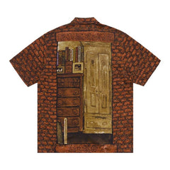 Supreme Martin Wong Secret World Rayon Shorts-Sleeve Shirt Multicolor