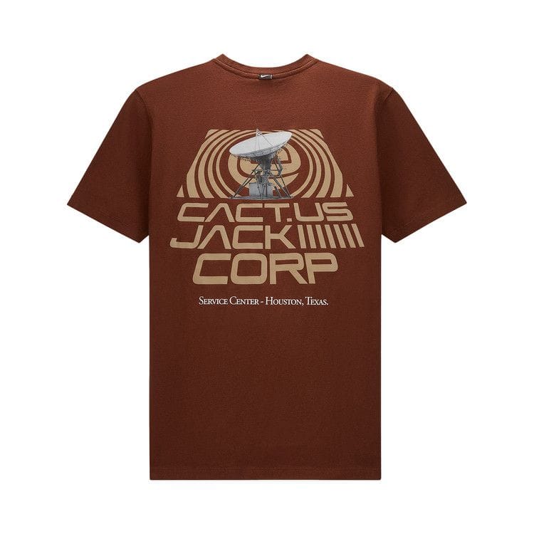 Cactus Jack by Travis Scott x Nike NRG BH Shorts-Sleeve T-Shirt Cocao Wow