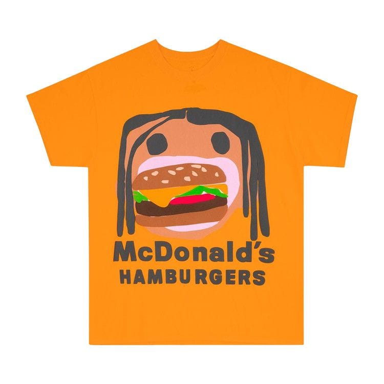 Cactus Jack by Travis Scott x Cactus Plant Flea Market Burger Mouth T-Shirt Gold