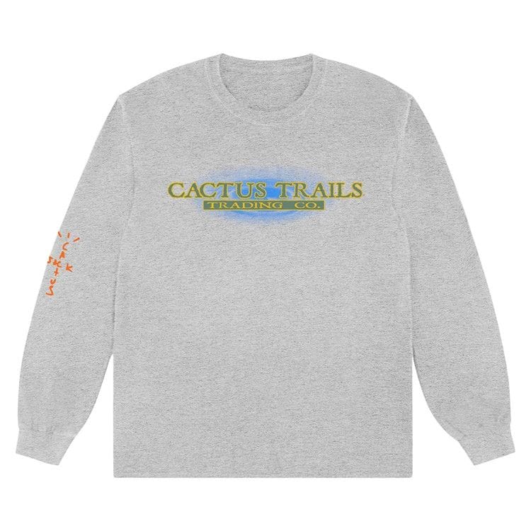 Cactus Jack by Travis Scott Trading Co. Long-Sleeve T-Shirt Heather Grey