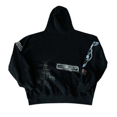 Cactus Jack by Travis Scott O2 Live Full Zip Hoodie Black
