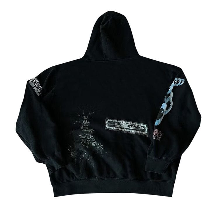 Cactus Jack by Travis Scott O2 Live Full Zip Hoodie Black