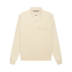 Fear of God Essentials Long-Sleeve Polo Egg Shell