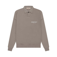 Fear of God Essentials Long-Sleeve Polo Desert Taupe
